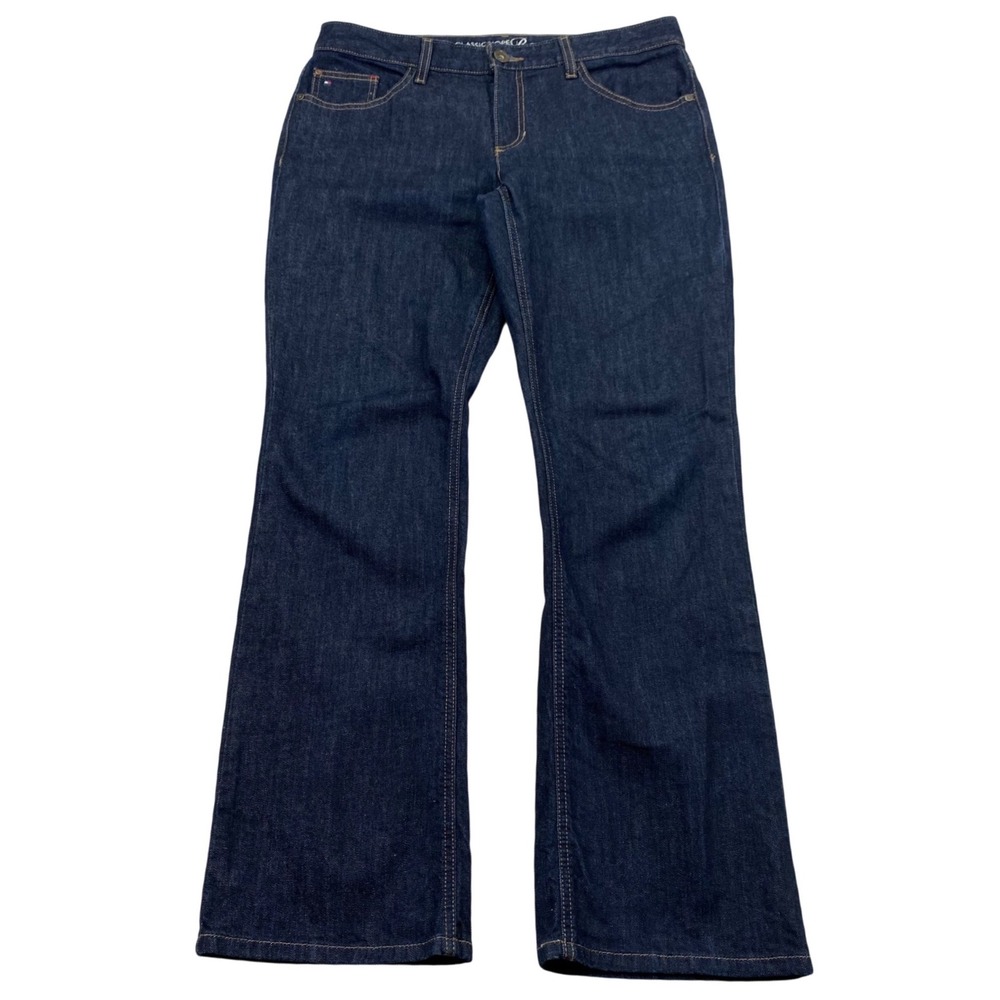 Tommy Hilfiger Classic Hope Boot Jeans Womens 12S Dark Wash Bootcut Denim